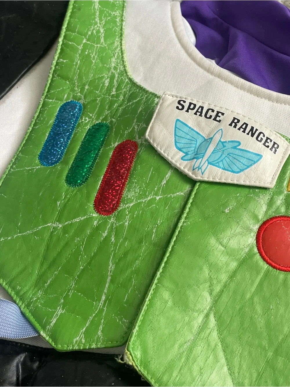 Disney Buzz Lightyear Costume - White, Green & Black Space Ranger Outfit